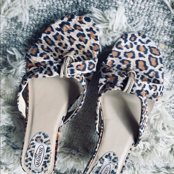 🐆Vintage Thong Toe Kitten Heels - Picture 2 of 5